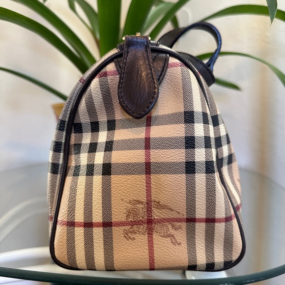 Burberry Nova Plaid Boston Bag - Picture 3 of 14